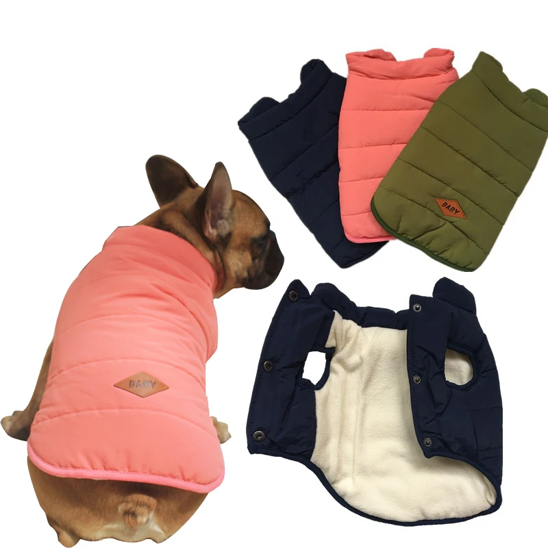 

Dog Clothes Winter Warm Coat Jackets Soft Padded Warm Lining, Puppy Dog Vest Comforable Apparel Coat for Small Medium Large Dogs