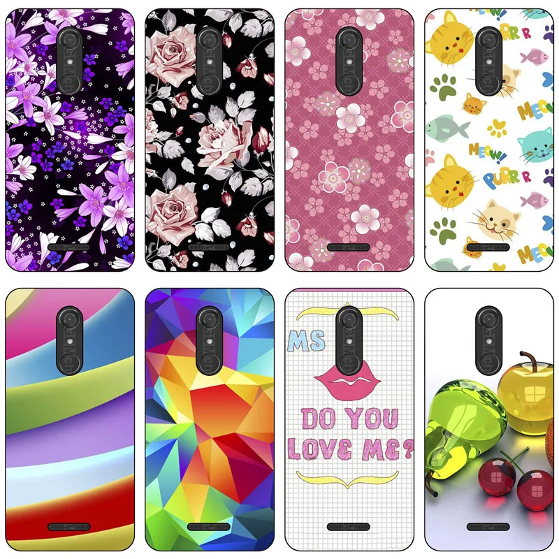Для Coque Wiko View чехол 5 7 дюймов роскошный мультяшный ТПУ для fundas view мягкий