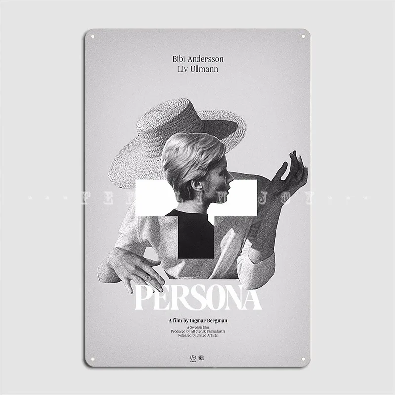 

Persona 1966, Ingmar бергмен, дизайнерский металлический постер с табличкой, для кинотеатра, гаража, кинотеатра, на заказ, жестяные пластинки Sign, постер