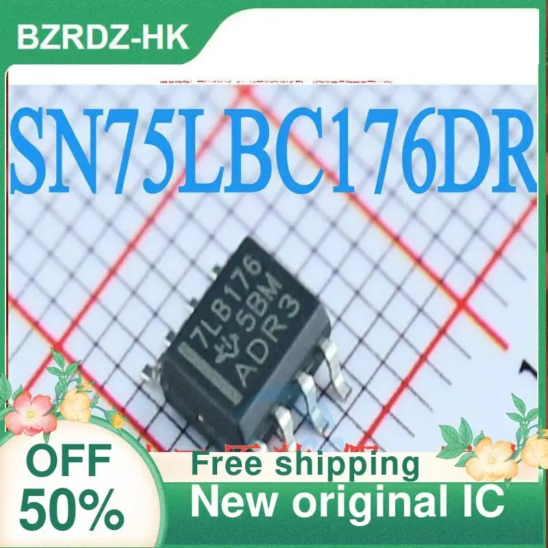 

2-5PCS/lot SN75LBC176 SN75LBC176DR SOP8 7LB176 New original IC