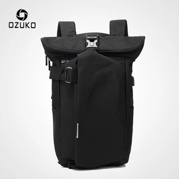 

Outdoor business Fashion Backpack for Teenager Men 15.6 inch Laptop Backpacks Oxford Travel Backpack Casual School Bags USB