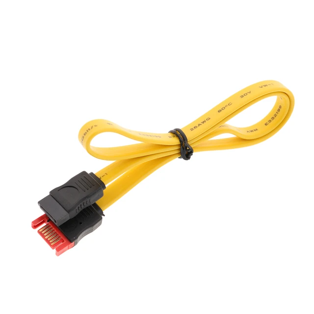 7 Pin Female to Female Flat Shielded Extension Data Cable 3.0 SATA