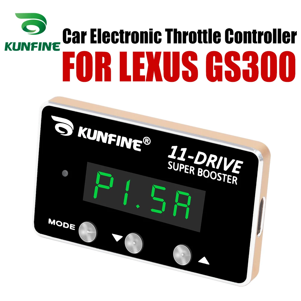 KUNFINE Car Electronic Throttle Controller Racing Accelerator Potent Booster For LEXUS GS300 Tuning Parts Accessory 11 Drive | Автомобили