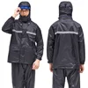 QIAN Cycling Raincoats Motorcycle Women/Men Suit Rain Coat Pants Police Poncho Waterproof Rain Jacket Men Protective Rain Gear ► Photo 2/6