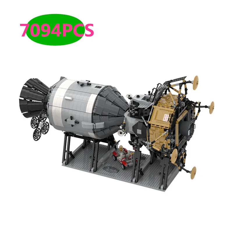 

Creative Series Apollo 11 Stars Wars Saturn V Apollo Spacecraft Compatible Lepining 26457 Building Blocks Birthday Gift Toys