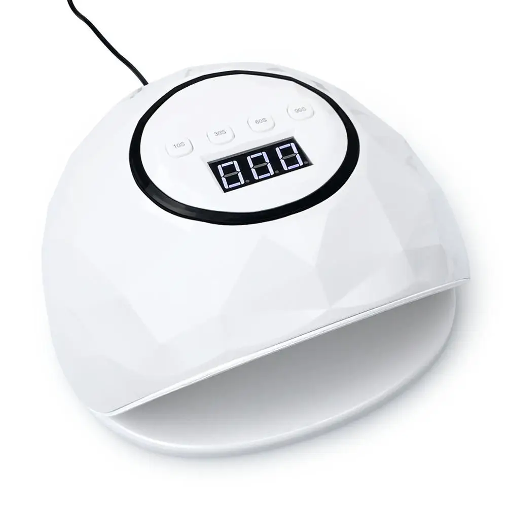 

86W F6 Pink Nail Lamp 39Leds Fast Dryer For Nail Curing UV Gel Polish With Sensor Timer LCD Display Manicure Nail Art Tools