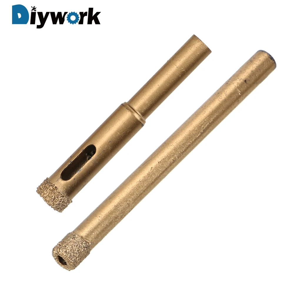 DIYWORK 6mm /10mm Glass Hole Pot Making Bits Saw Granite Cutter Opener Diamond Coated Drill Accessories | Инструменты