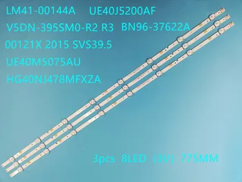 

New 3 PCS 8LED LED backlight strip for Samsug UE40J5200AF V5DN-395SM0-R2 R3 BN96-37622A LM41-00144A 00121X 2015 SVS39.5 FCOM FHD