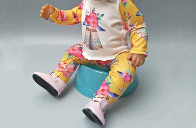 Кукла одежда штаны Розовый Единорог комбинезон одежда для 40 см 43 см reborn baby Doll Одежда наборы для 1" Кукла аксессуары игрушки одежда