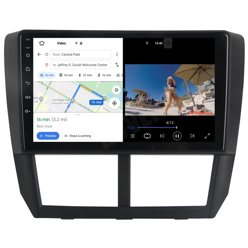 Автомобильный мультимедийный плеер на Android 10 для Subaru Forester Impreza 2008 2012 Авторадио