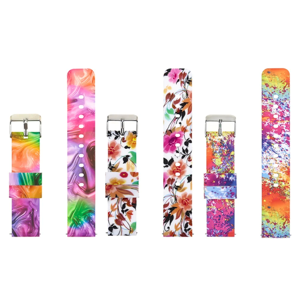 3 Pack 18Mm 20Mm 22Mm Cinturino Per Orologio Per Garmin Forerunner 245/Garmin Vivoactive 4S/Amazfit Gtr 47Mm/Samsung Galaxy Watch 4 20Mm