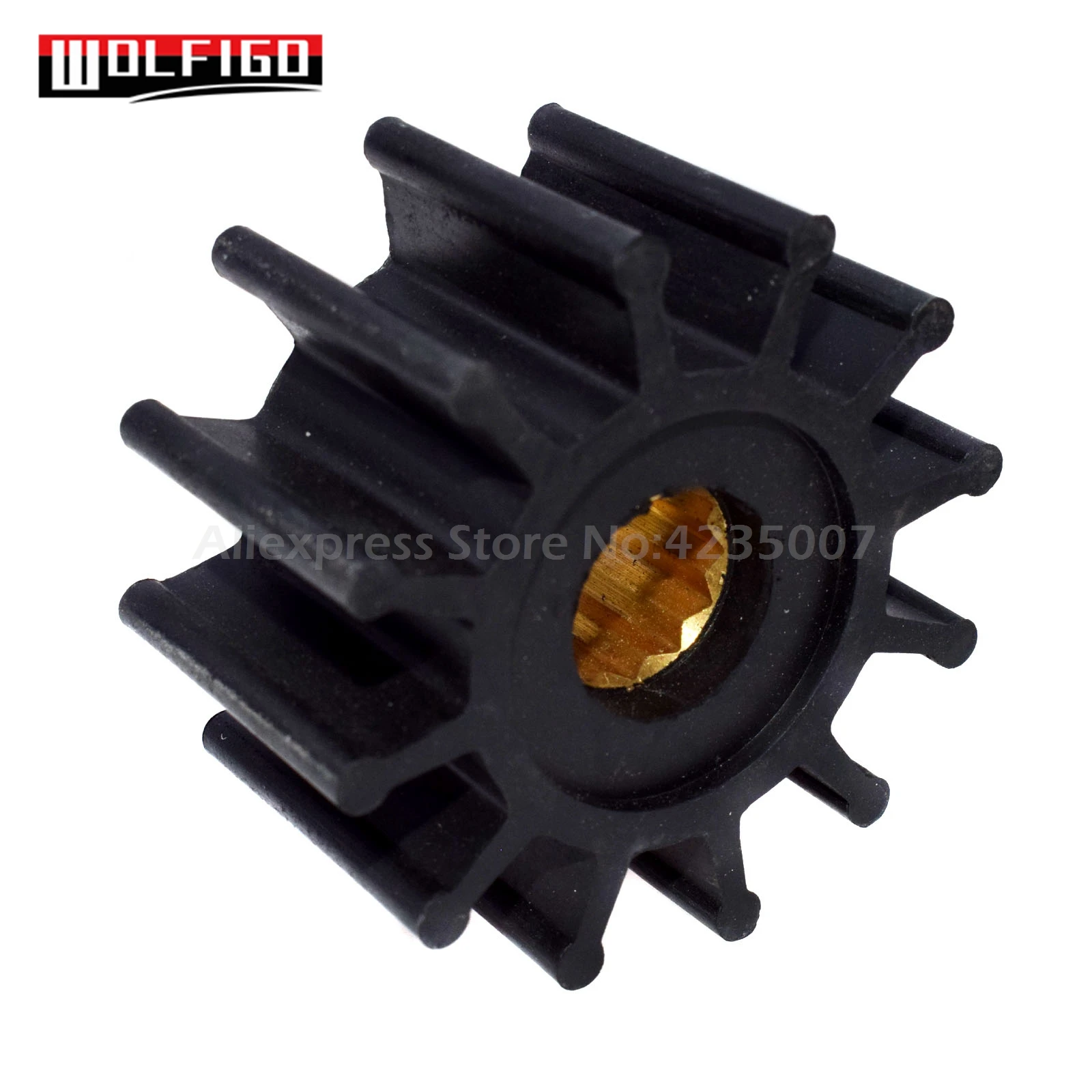 Лопастное колесо водяного насоса WOLFIGO для двигателя Volvo Penta 825940 860203 3855546 3858256 3862281