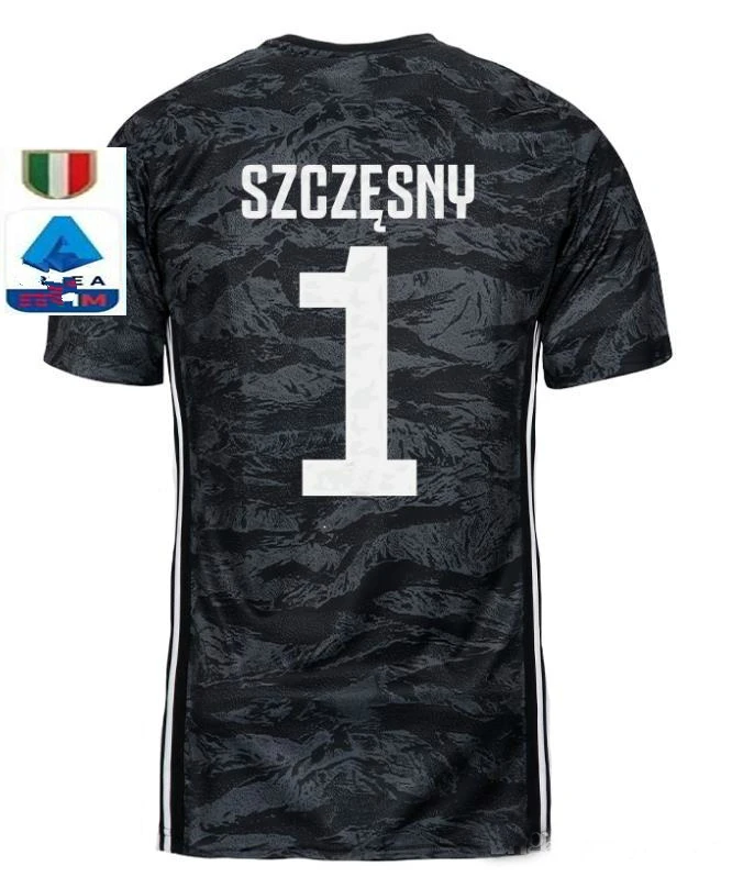 juve Serie A patch Футбольная Футболка DE LIGT Ronaldo home Out 3RD mandzukic Футбольная Футболка Размер S-2XL - Цвет: goalkeeper
