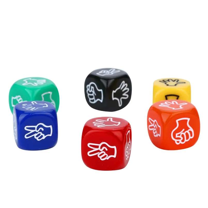 6 Pcs  multifaceted dice set of dance polyhedron multi-faceted acrylic dice dados de rpg  brand new dados poliedricos 30A20 (7)