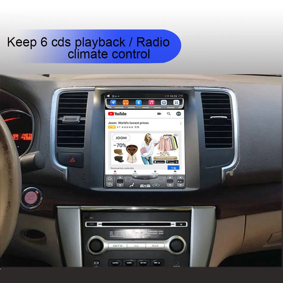 Автомобильный GPS навигатор RAM2GB Android 9 1 четырехъядерный процессор экран 7 дюйма для