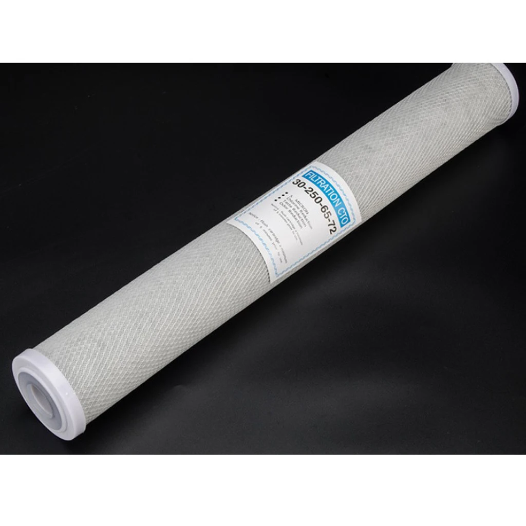 20 Inch Replacement Filter Water Purification Universal Water Filter Activated Carbon Cartridge Reverse Osmosis