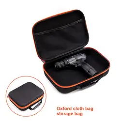 Sac à outils résistant aux chocs, mallette de transport étanche de grande capacité pour perceuse électrique, sac en tissu Oxford pour quincaillerie d'électricien 