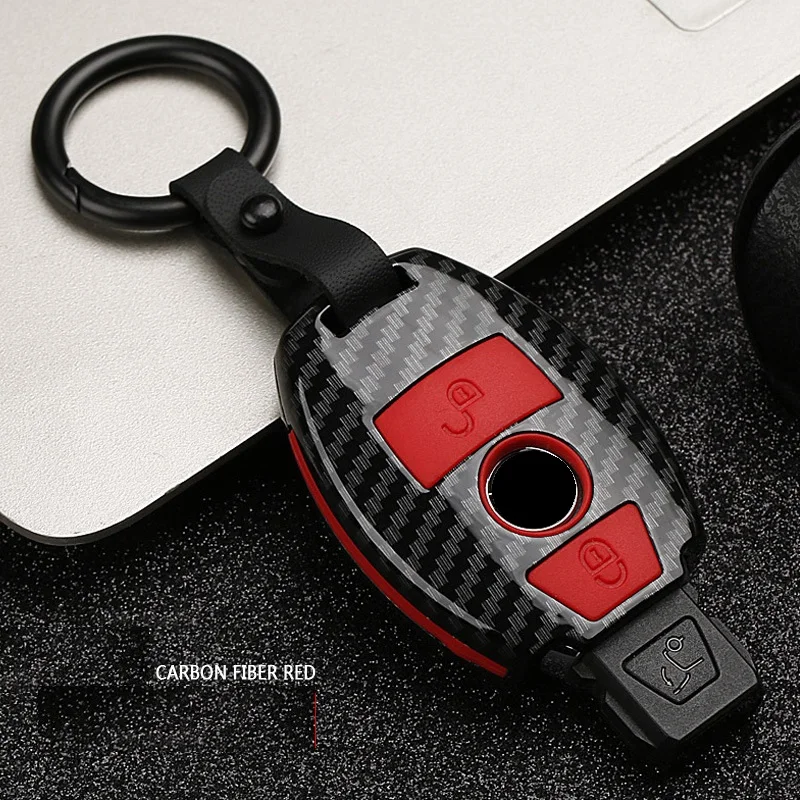 ABS Carbon Fiber Car Remote Key Case Cover For Mercedes benz A B R G Class GLK GLA w204 W251 W463 W176 key case cover,key case,remote control case cover