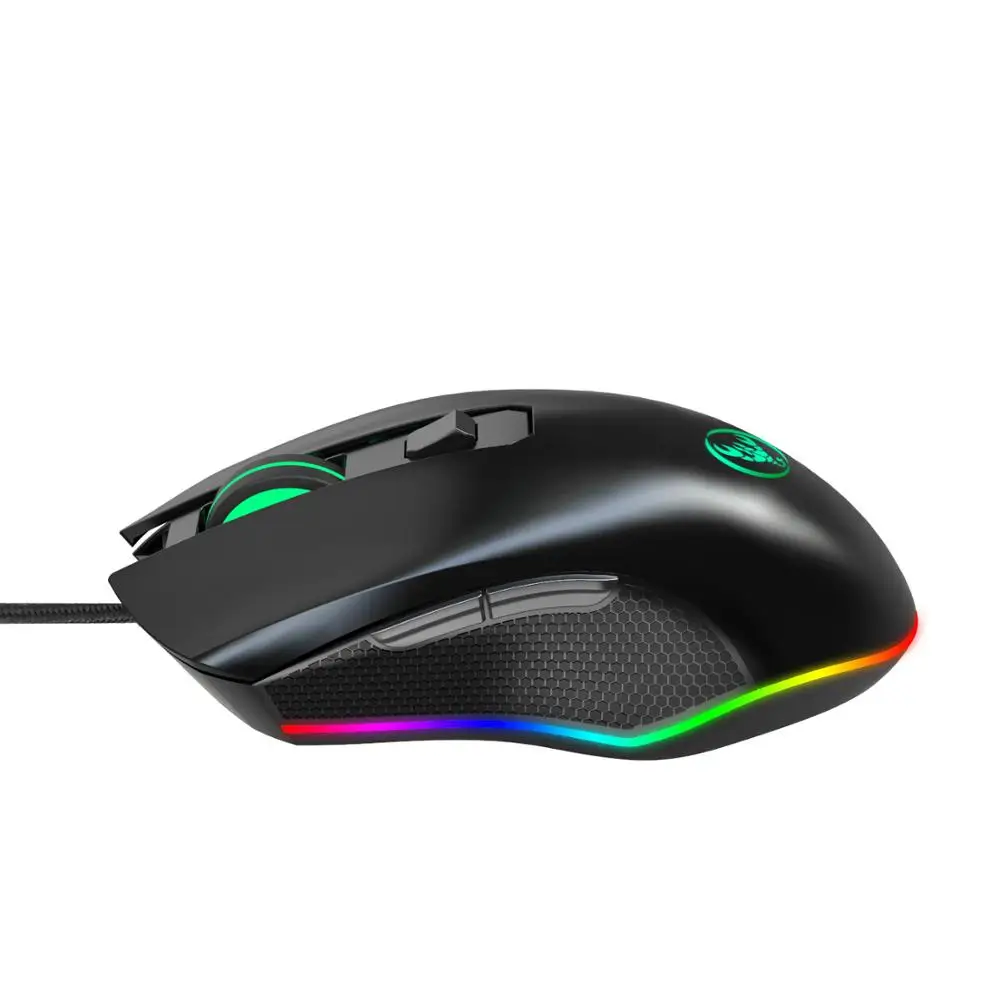 Новая A866RGB подсвечиваемая проводная мышь esport игровая мышь Четыре регулируемые до 6400 точек/дюйм