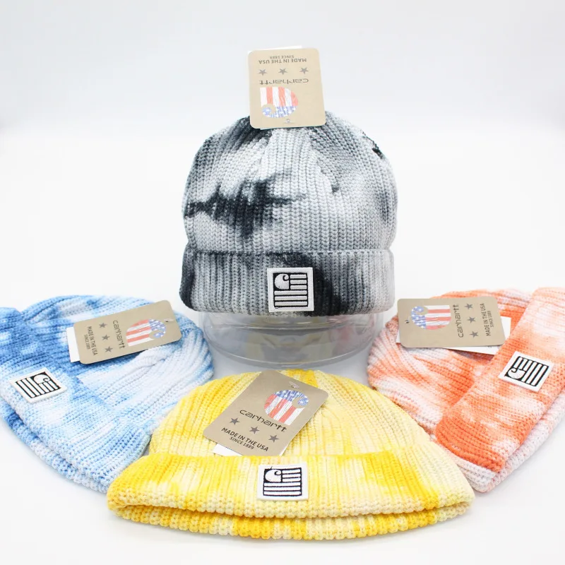 Tie dyed Embroidery Leather Carhartt 