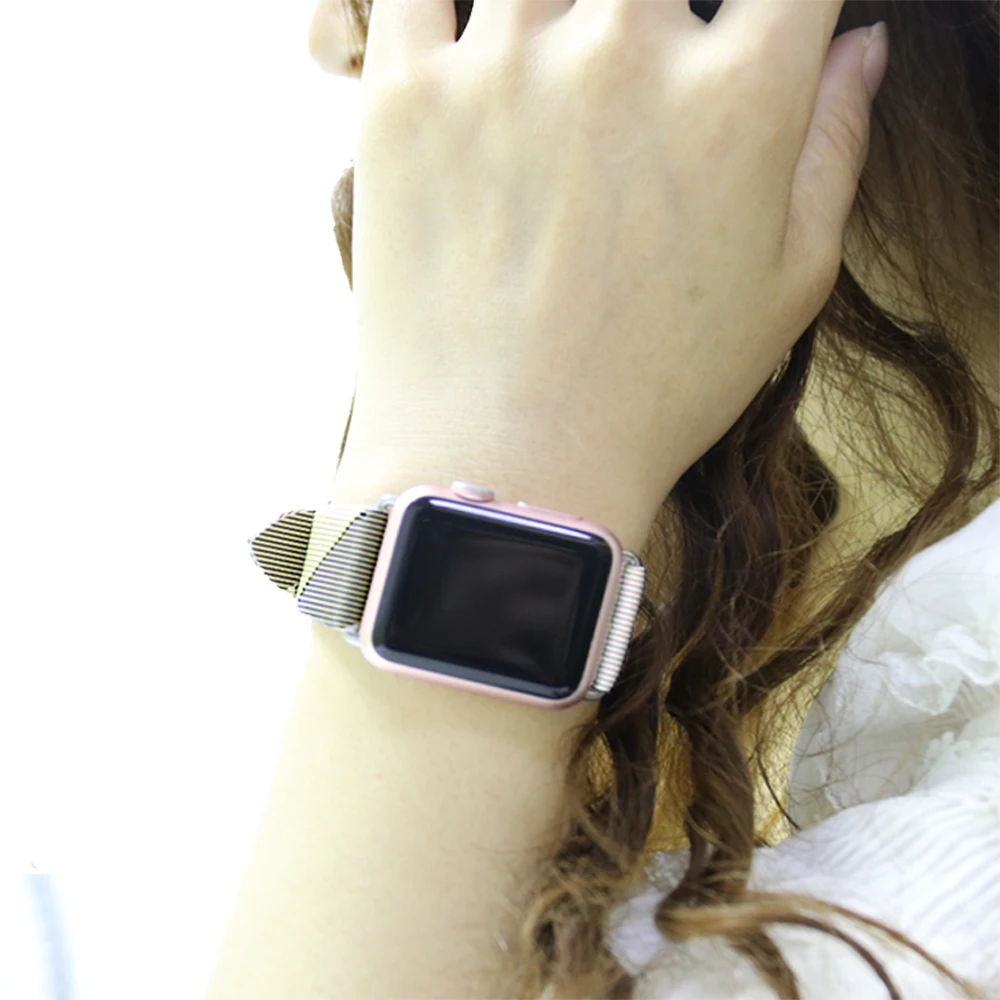Ремешок кожаный для Apple Watch 6 браслет iWatch 5 4 3 2 1 SE 44 мм 38 42 40 аксессуары|Ремешки