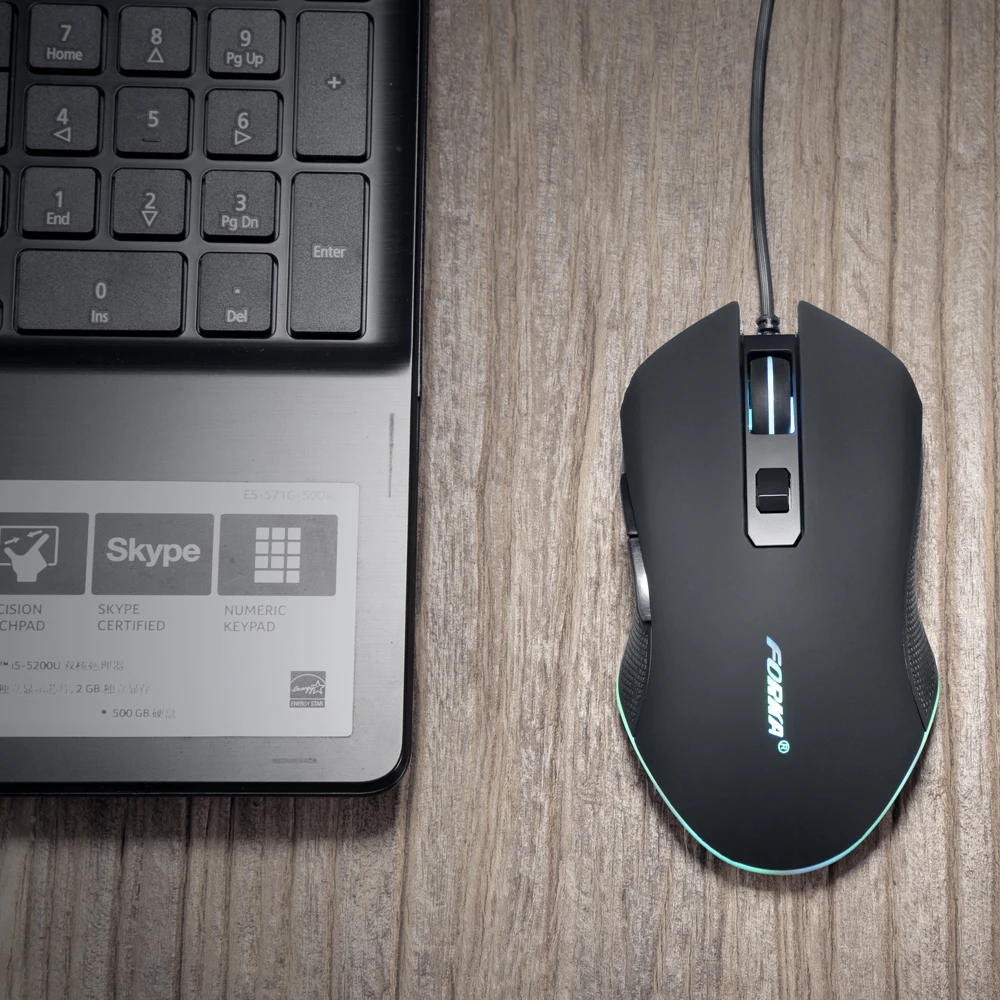 Новая Проводная игровая мышь 6 кнопок 3200 dpi светодиодный USB компьютерная мышь геймерская Бесшумная оптическая мышь с подсветкой для ПК ноутбука