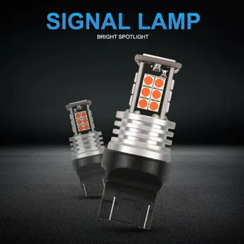 

Lamp Turn Signal lights 24SMD LED Brake Reversing Dome Accessories Parts 7443