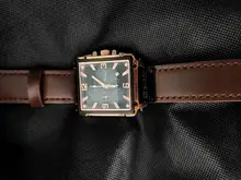 Reloj deportivo para hombre, cronógrafo de cuarzo, con Esfera Grande cuadrada de cuero, marca superior de lujo, a la moda, resistente al agua, nuevo, 2021