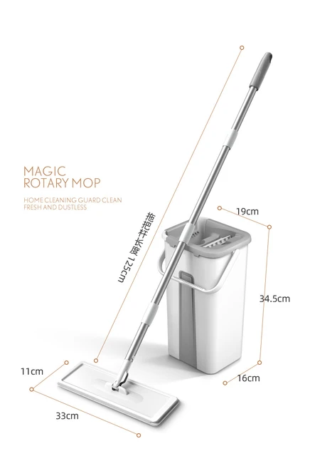 Fregona Mopa Mágica Autolimpiante y Balde Nuevos ingresos