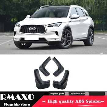 

For Infiniti QX 2018-2020 Mudflaps Splash Guards Front With the color and rear Mud Flap Mudguards Fender Modified special