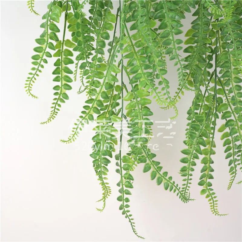 86CM length Plastic Persian Grass Hanging Vine Leaves Artificial green Plants Leaves Garland Home Garden Wedding Decorations