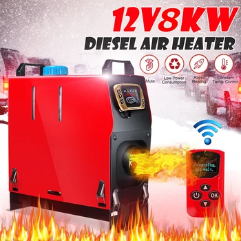 

All in one Diesel Air Heater 12V 8KW Car Air Conditioner Digital LCD Monitor Remote Control Car Heater Defrost Diesel Air Heater