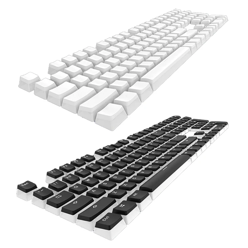 104keys / Set PBT Keycaps Backlit Pudding Keycap OEM Profile for cherry Mx Mechanical Keyboard with Translucent Layer K5DB | Компьютеры и