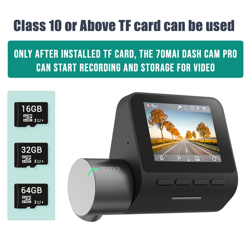 70mai Dash Cam Pro 1944P скоростью и GPS голос Управление 70 Mai Видеорегистраторы для