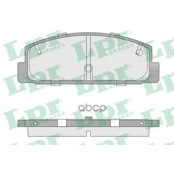 Колодки Тормозные Mazda Rx 7 92/Mazda 323 1.8 T/626 9194 Задние Lpr 05p876 Lpr арт. 05P876