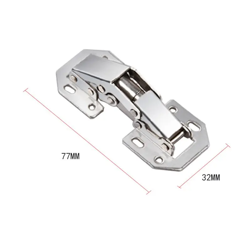 90 градусов " петли шкафа без сверления мост в форме пружинная дверная петля для мебели шкафа с винтами