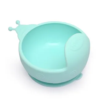 

Arc BPA-free Easy To Clean Anti-fall Snail Shape Silicone Durable Suction Cup Base Lightweight Non-toxic Anti-scalding Baby Bowl