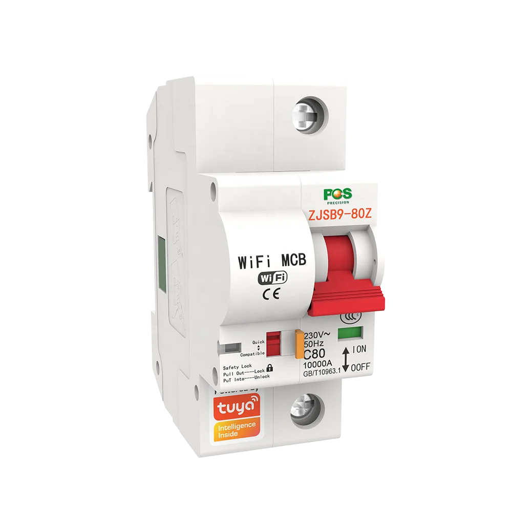 

Smart Circuit Breaker Mini White Wifi Power Plastic Color Breaking Remote Material home CE CCC Meter Origin switch