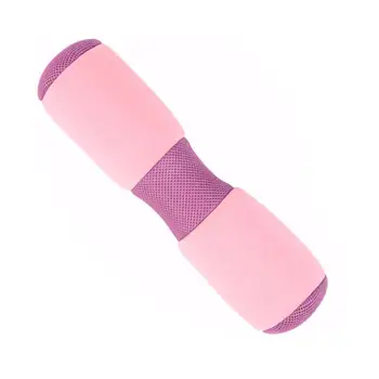 

Pink Yoga Waist Neck Pillow Breathable Memory Foam Rebound Back Waits Massage Pillow Cushion Posture Corrector