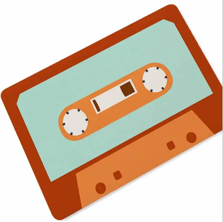 Аудиолента резиновый напольный коврик 3D печать креативная лента ковер для гостиной спальни кабинет водопоглощающий нескользящий дверной коврик - Цвет: 3