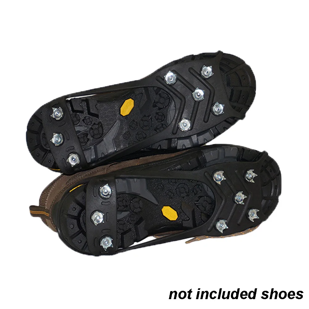 

8 Teeth Traction Overshoe Ice Gripper Spikes Cleats Climbing Outdoor Anti-slip Crampons Hiking