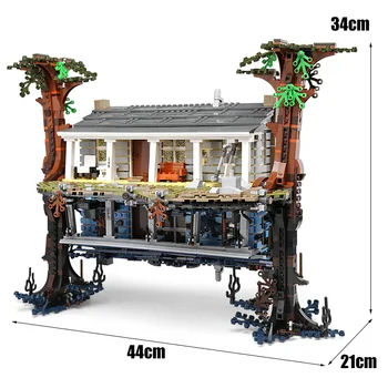

Creator Stranger Things Turning The World Upside Down Compatible With Lepining 75810 Building Blocks BricksToys Christmas Toys