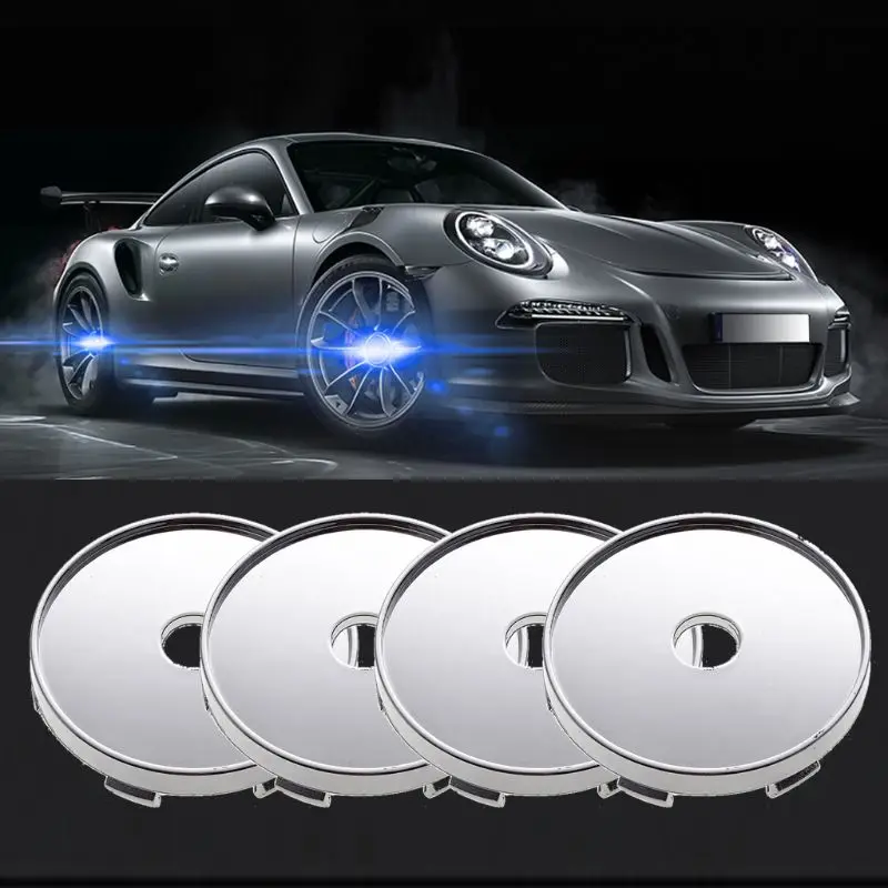 4pcs/set Universal 60mm Car Wheel Hub Center Caps Auto Accessories Replacement