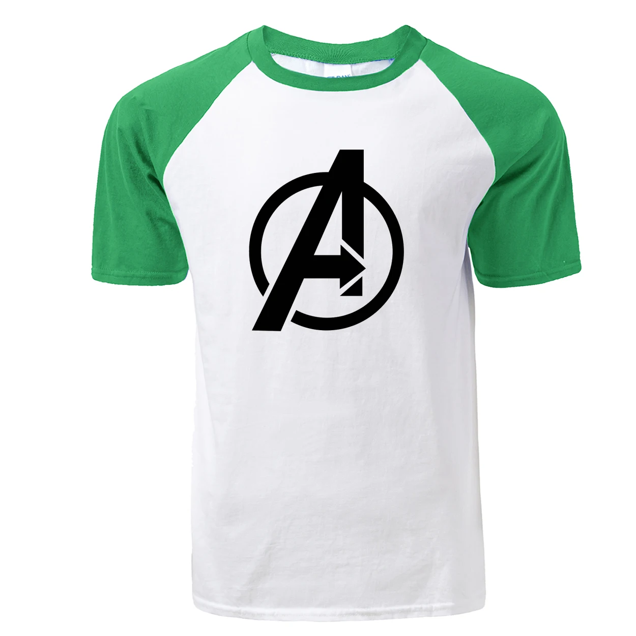 Green White 1 Летняя Новинка, Мужская Футболка реглан с логотипом Мстителей Marvel, футболка с символом бесконечности, модная повседневная одежда супергероев - Цвет: Green White 1