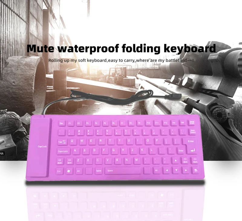 Portátil, Dobrável, Com Fio, Mini USB, PC,