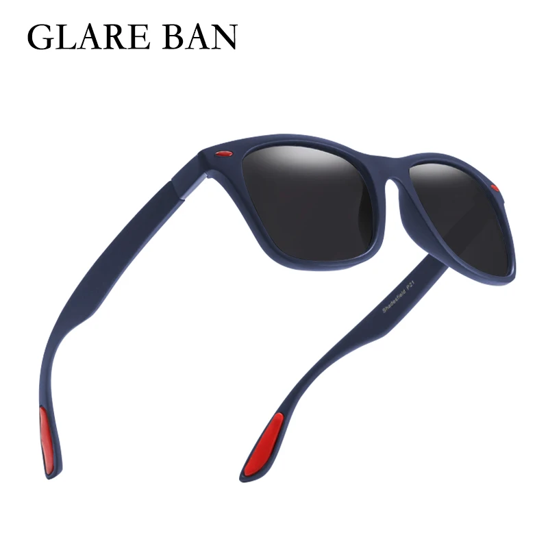 Бренд Glare Ban UV 100% поляризованные солнцезащитные очки для мужчин мужские винтажные