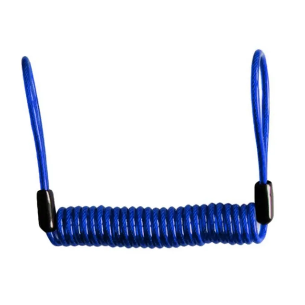 Портативный Универсальный 1 2 м провода Велосипедные замки Весна напоминание