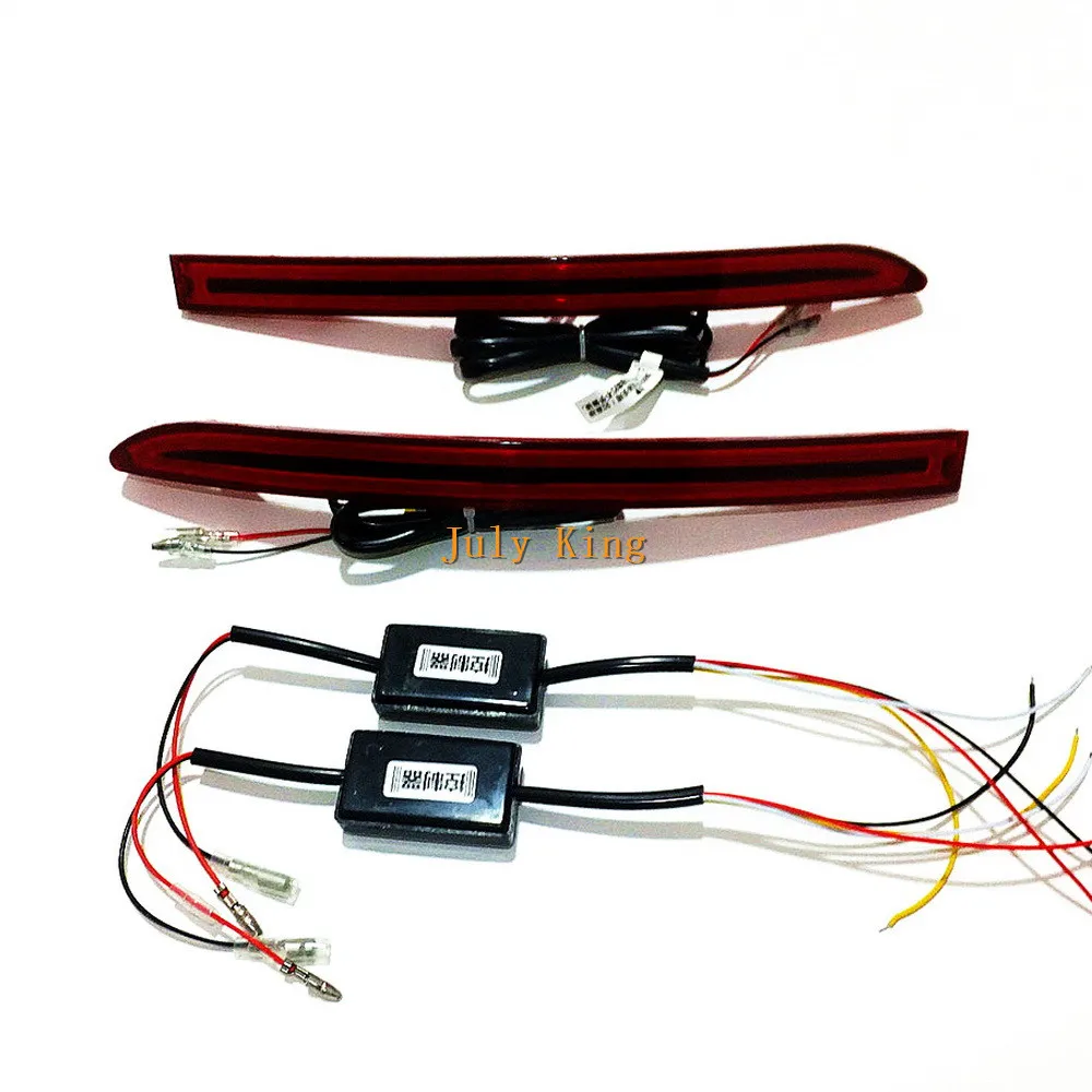 Varthion Led Light Guide Brake Lights Case For Volkswagen Tiguan 5n