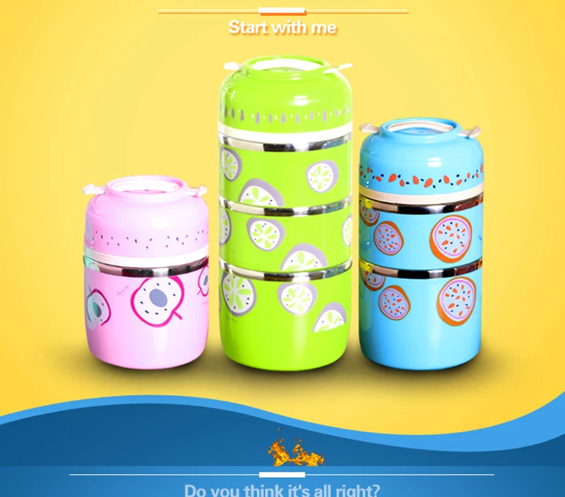 Round lunch box 16