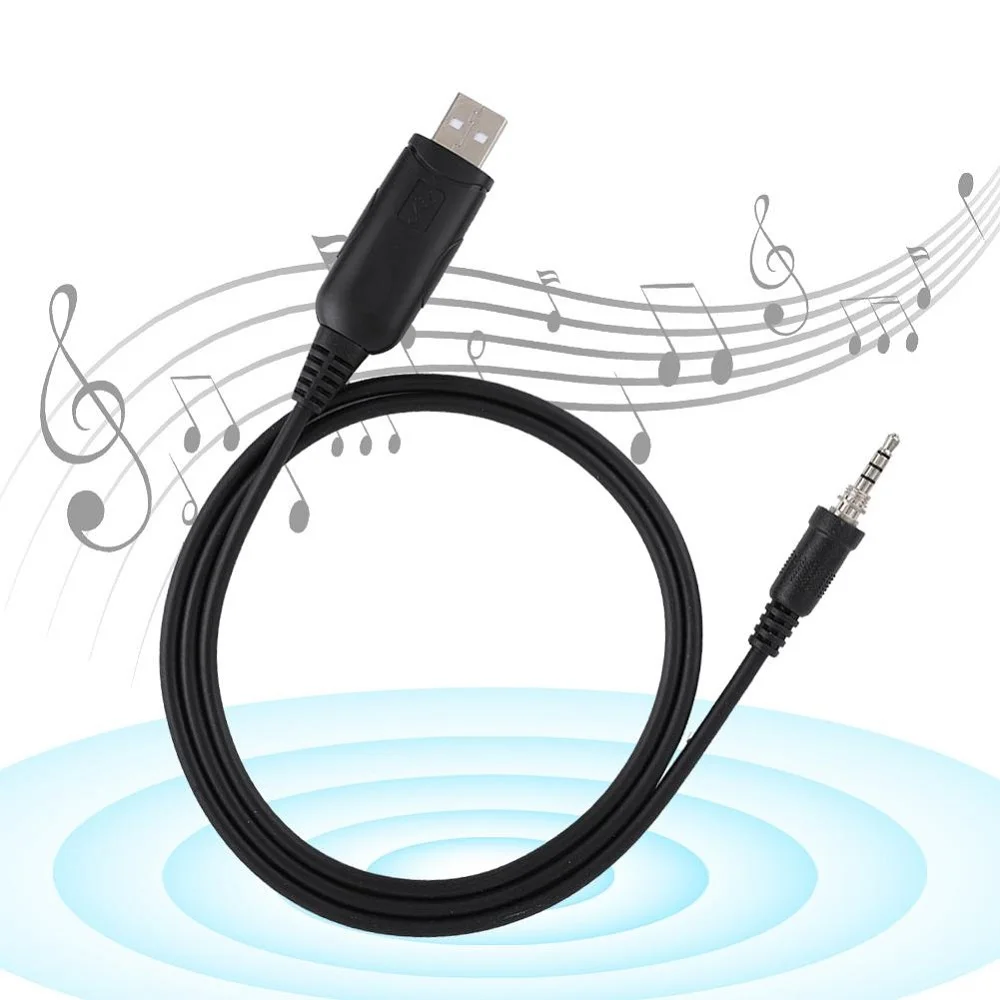 VX7R USB Programming Cable Cord CD 1-pin (3.5mm) plug for Vertex YAESU Radio VX-6 VX-6E VX-6R VX-7E VX-7R VX-120 VX-127 VX-170 |